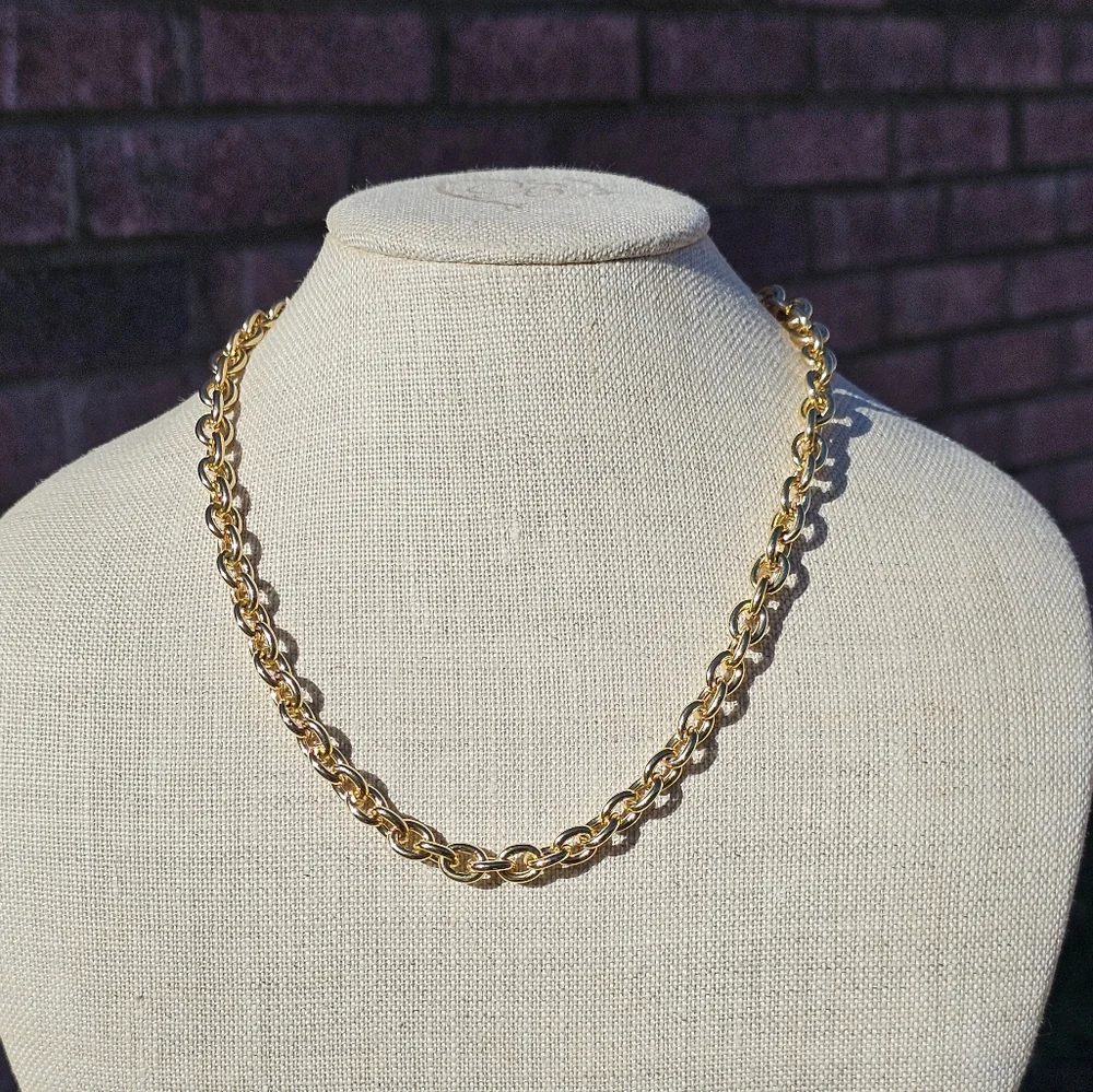 NWT 2 Zenzii gold chain necklaces - Picture 4 of 5
